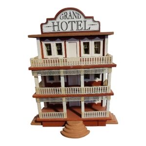 HO Gauge Grand Hotel Miniature Building Accessory Wooden